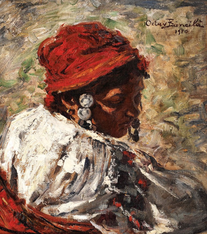 "Painting. Portrait" by Octav Băncilă