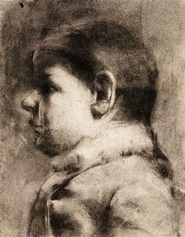 "Desen. Portret" by Lesser Ury
