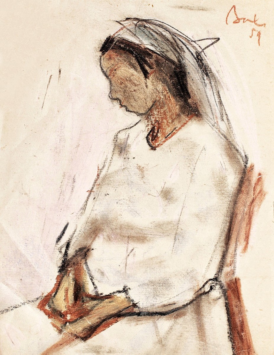 "Painting. Figure" by Corneliu Baba