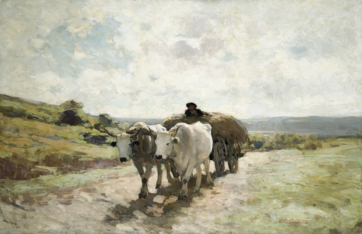 "Compoziție. Animale" by Nicolae Grigorescu