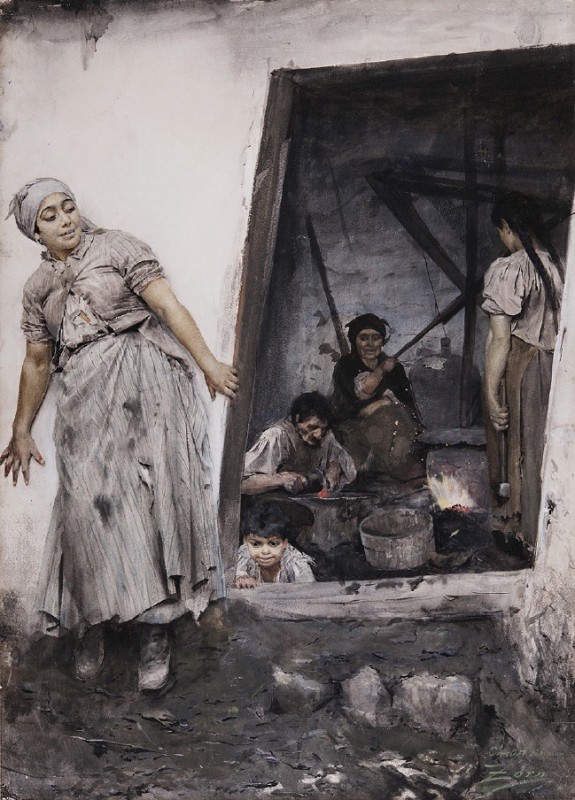 "Composition. People" by Anders Zorn