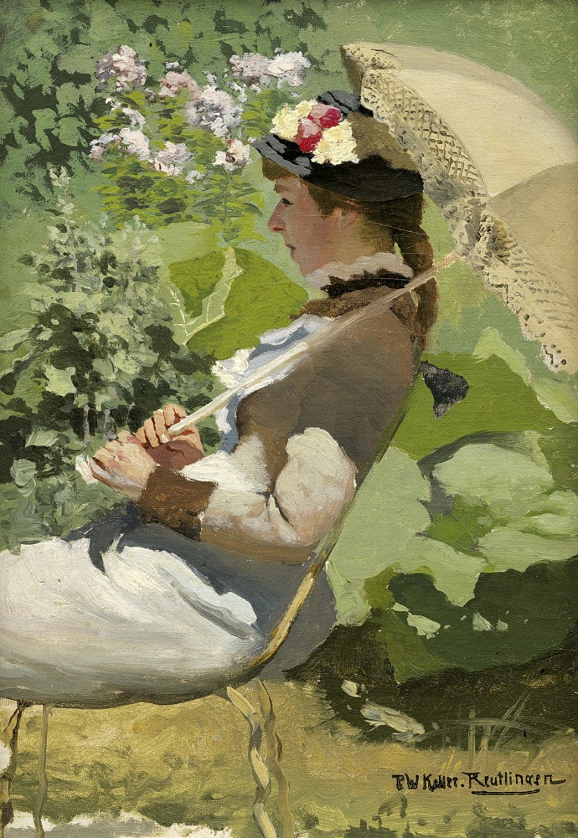 "Compoziție. Figură / semifigură" by Paul Wilhelm Keller-Reutlingen
