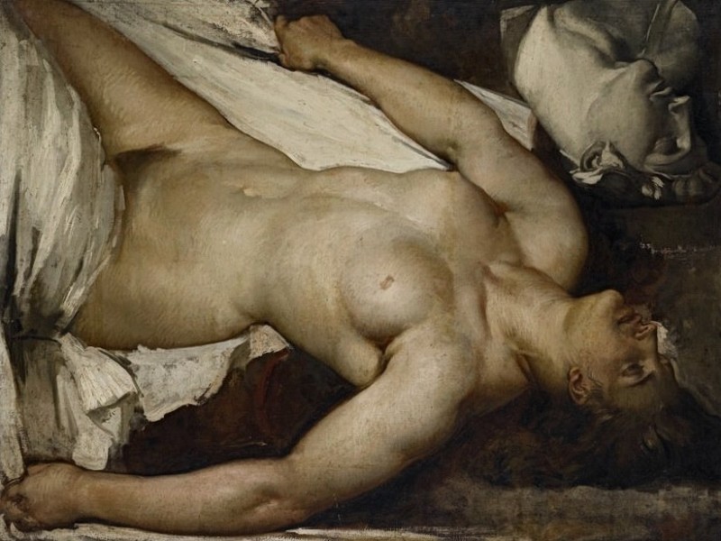 "Painting. Nude" by Grigory Gluckmann