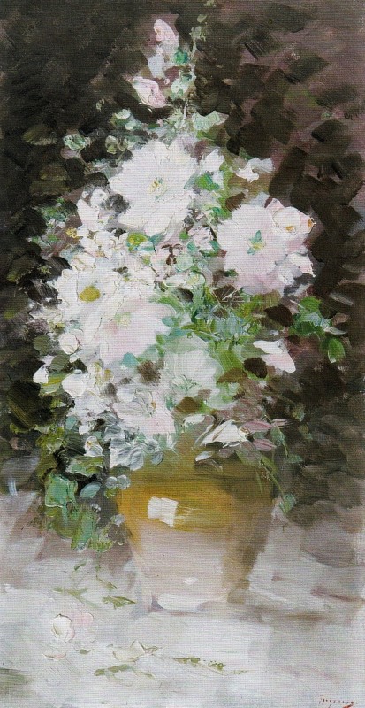 "Painting. Flowers" by Nicolae Grigorescu