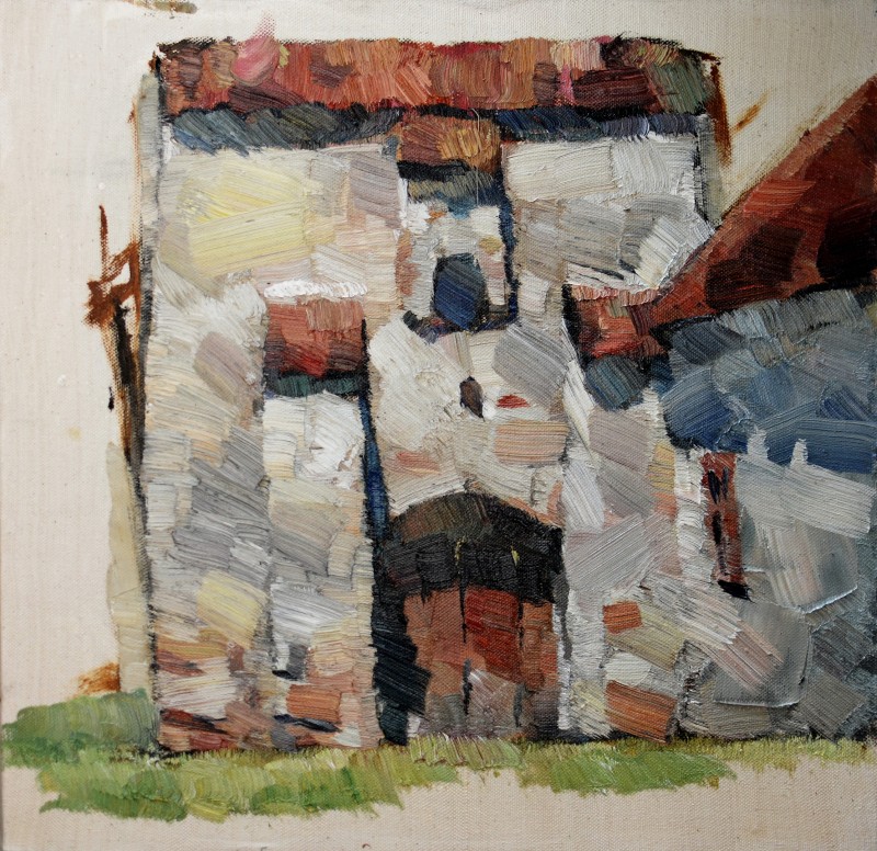 "Painting. Pleinair. Pleinair romania" by Ilie Maxemciuc, oil on canvas