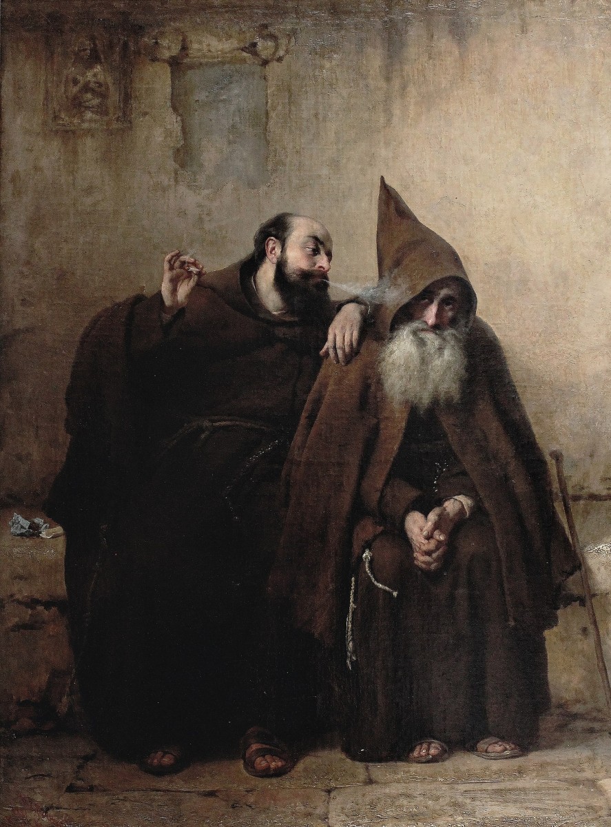 "Painting. People" by Fyodor Andreyevich Bronnikov