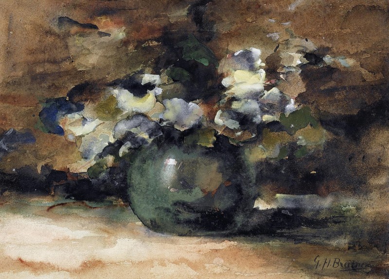 "Painting. Flowers" by George Hendrik Breitner