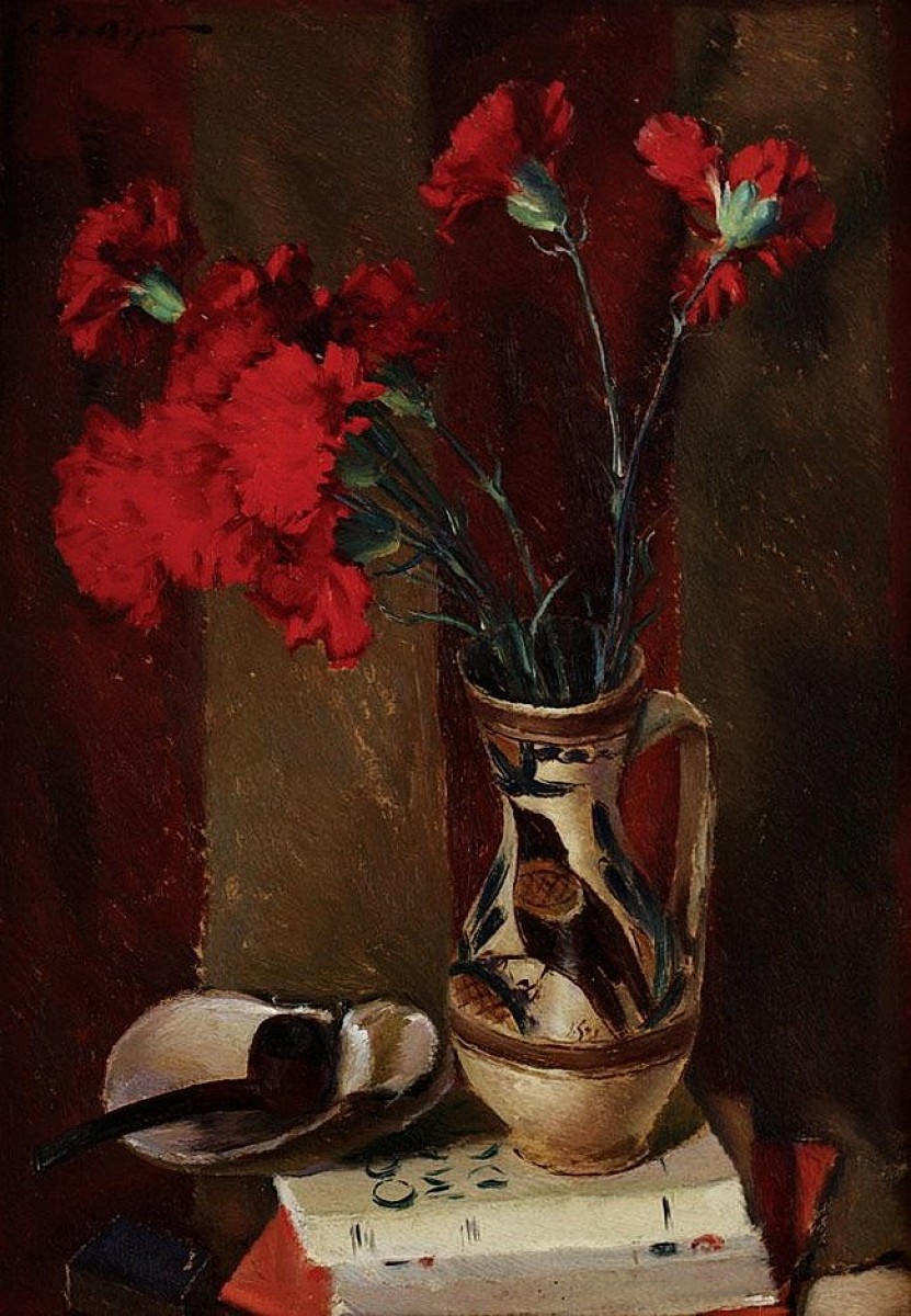 "Pictură. Natură statică" by Leon Biju