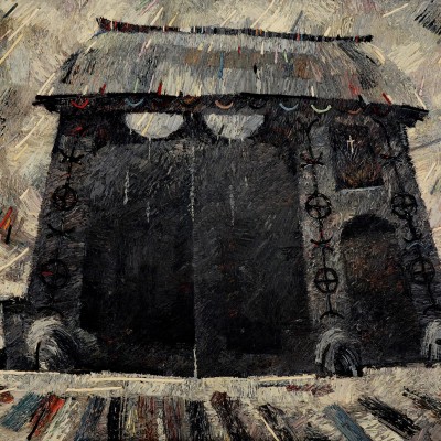 "Gates (Porți)" by Anatol Ghimpu, 2001, 950x1200mm, oil on canvas