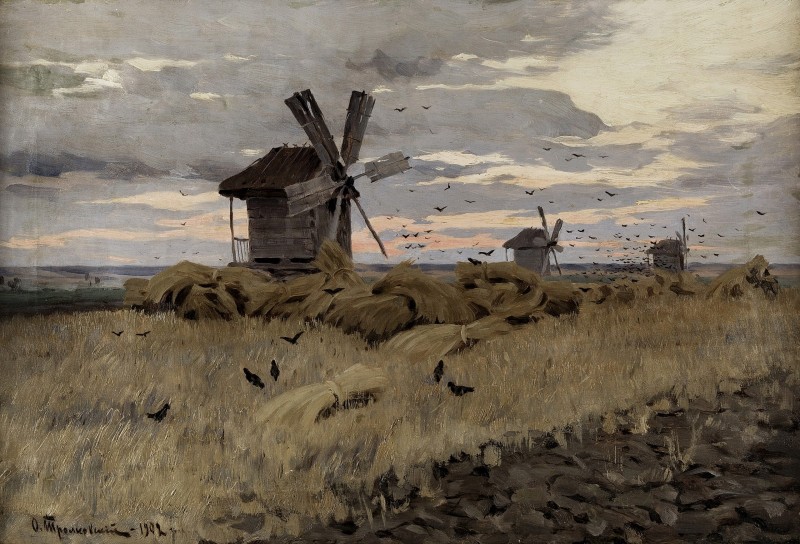 "Pictură. Mori de vânt" by O. Trolkovskii
