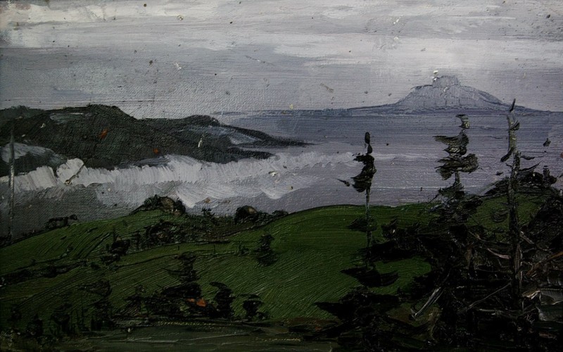 "Pictură. Peisaj" by Iurie Șibaev