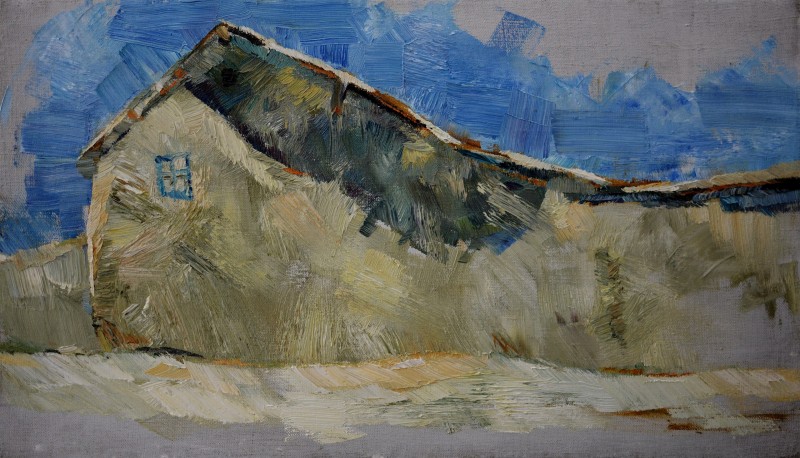 "Painting. Pleinair. Pleinair moldova" by Olga Andronovici, oil on canvas