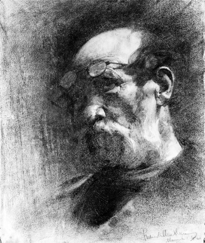 "Drawing. Portrait" by Frederick William MacMonnies
