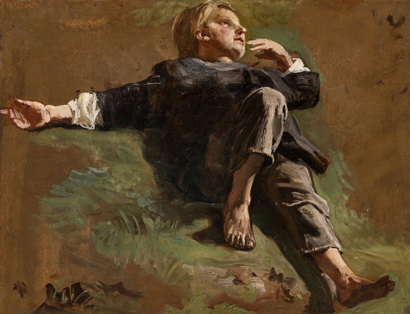 "Pictură. Figură / semifigură" by Christian Friedrich Gille