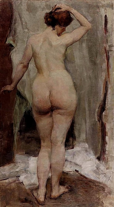 "Painting. Nude. Figure" by Vitaly Gavrilovich Tikhov