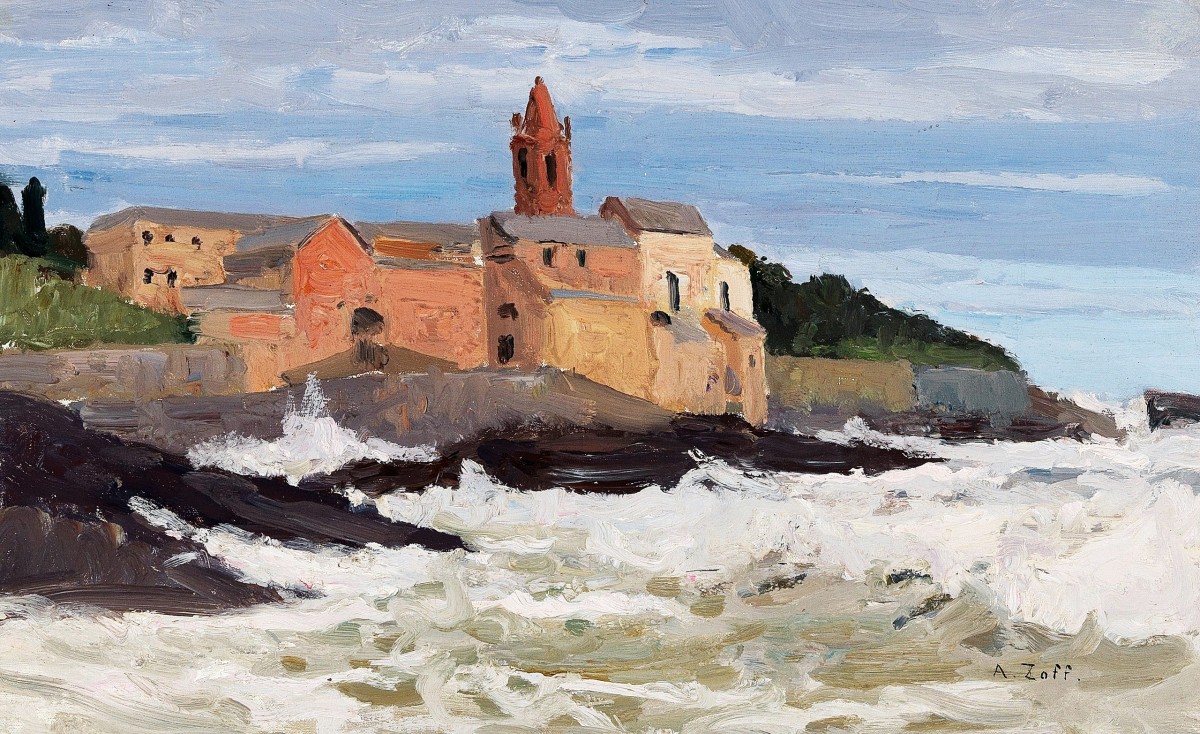 "Painting. Fortresses and churches" by Alfred Zoff
