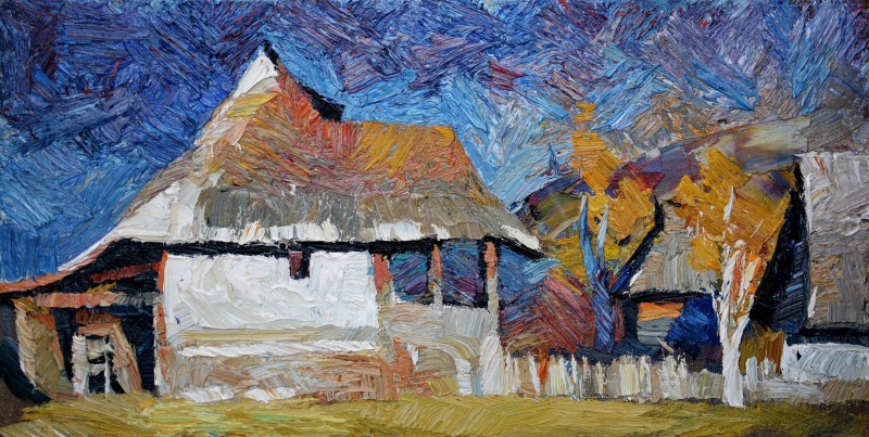 "Painting. Pleinair. Pleinair romania" by Carolina Leagul, oil on canvas