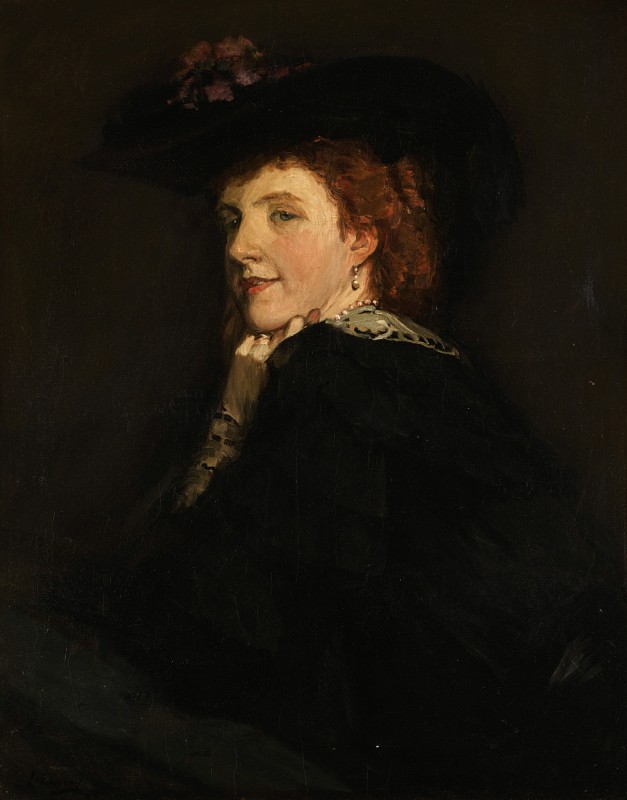 "Pictură. Portret" by John Lavery