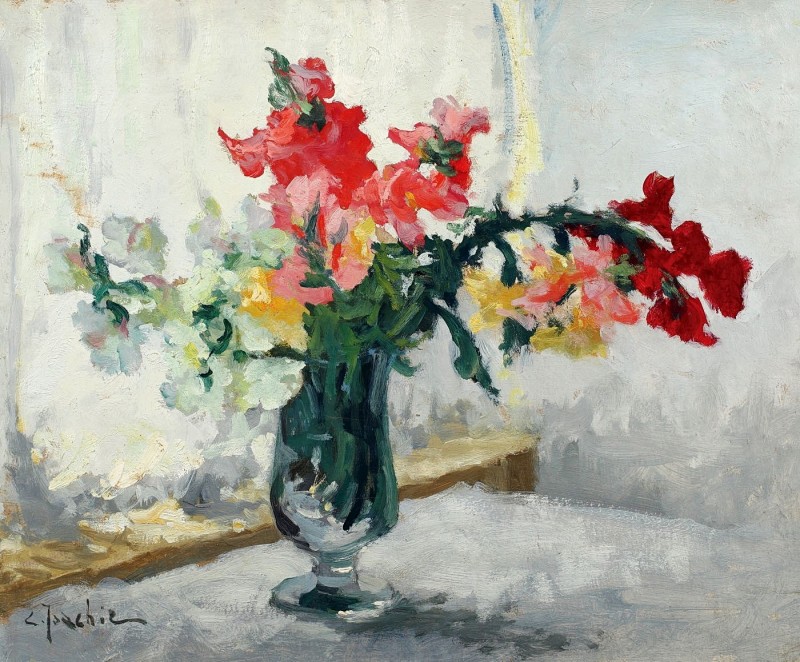 "Pictură. Flori" by Constantin Isachie Popescu