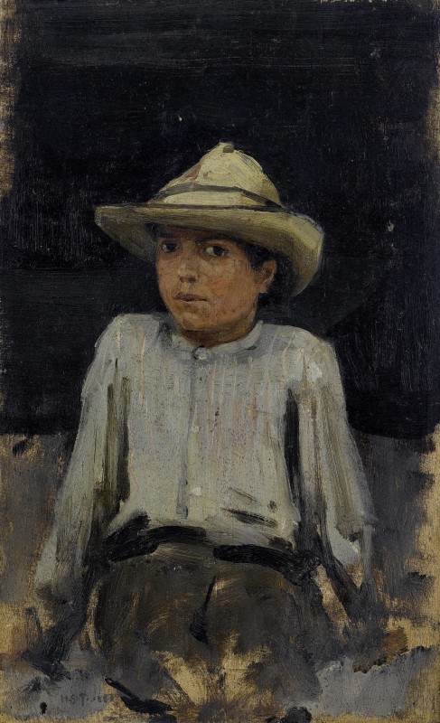 "Pictură. Figură / semifigură" by Henry Scott Tuke