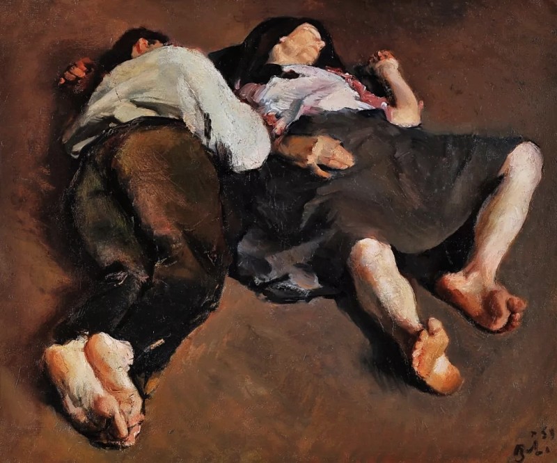 "Pictură. Oameni" by Corneliu Baba