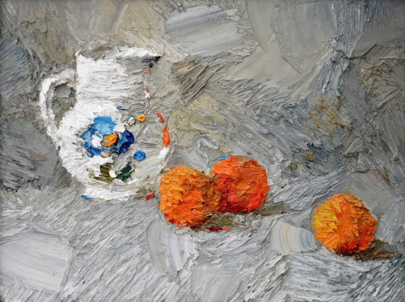 "Painting. Etude. Long term" by Eduard Leahu, 320x420mm, oil on canvas