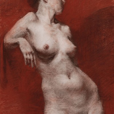 "Semi-nude" by Oxana Țip