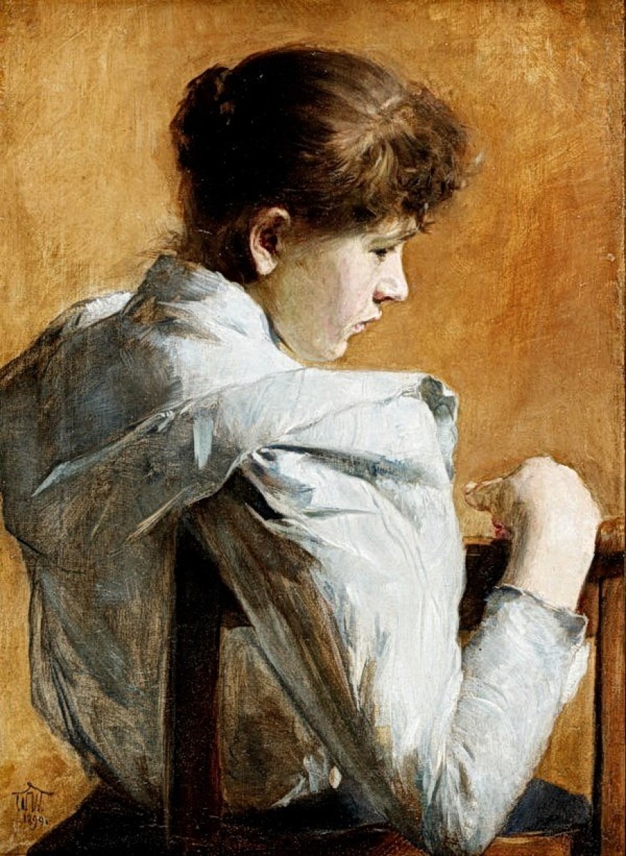 "Painting. Portrait" by Wojciech Weiss