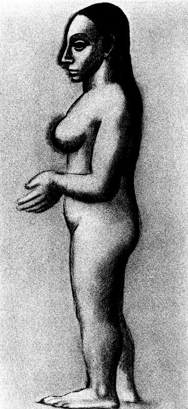 "Drawing. Nude" by Pablo Picasso