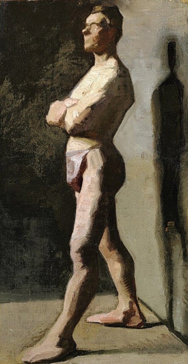 "Painting. Nude" by Marie Krøyer