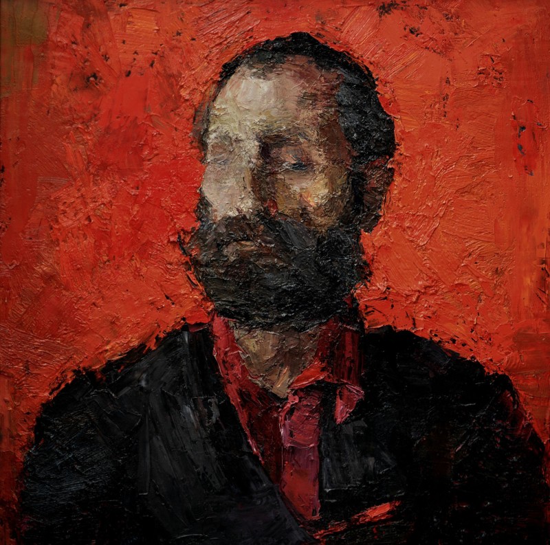 "Portret" by Александру Унтилов, 2014, 520x520mm, масло / холст