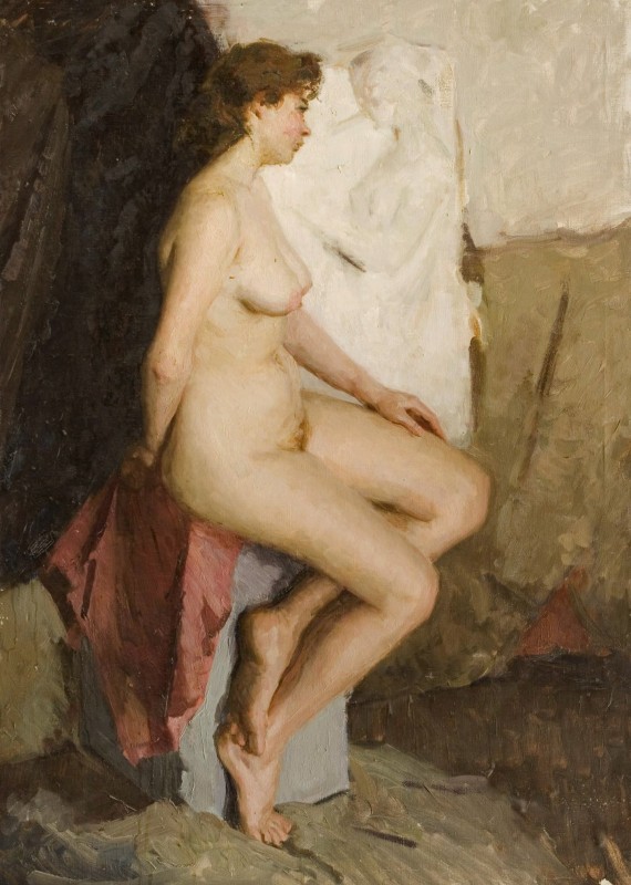 "Painting. Nude" by Ivan Nikiforovich Stasevich
