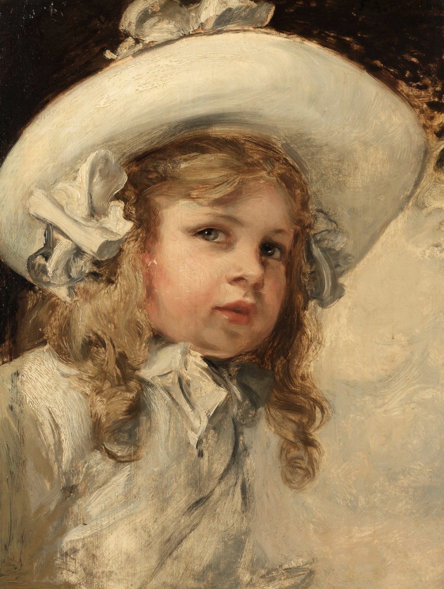 "Pictură. Portret" by Friedrich August von Kaulbach