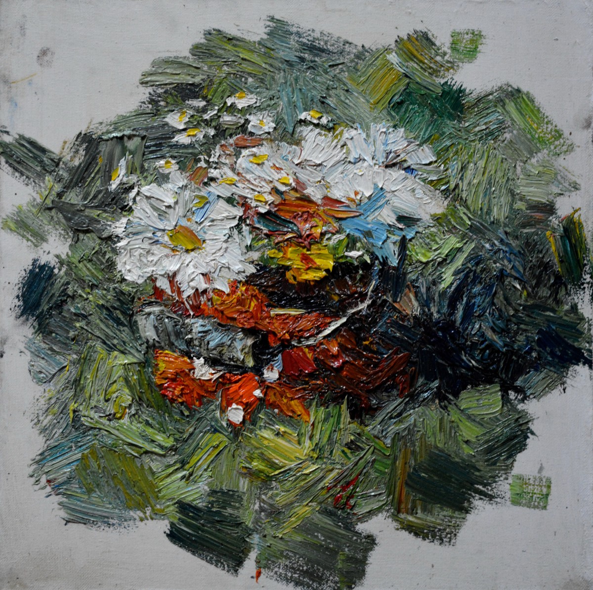 "Живопись. Пленэр. Продолжительный" by Нина Апостол, 400x400mm, масло / холст