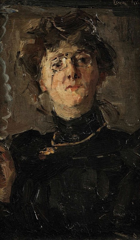 "Pictură. Portret" by Isaac Israëls