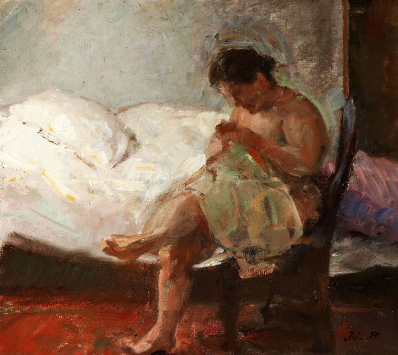 "Composition. Figure" by Julius Paulsen