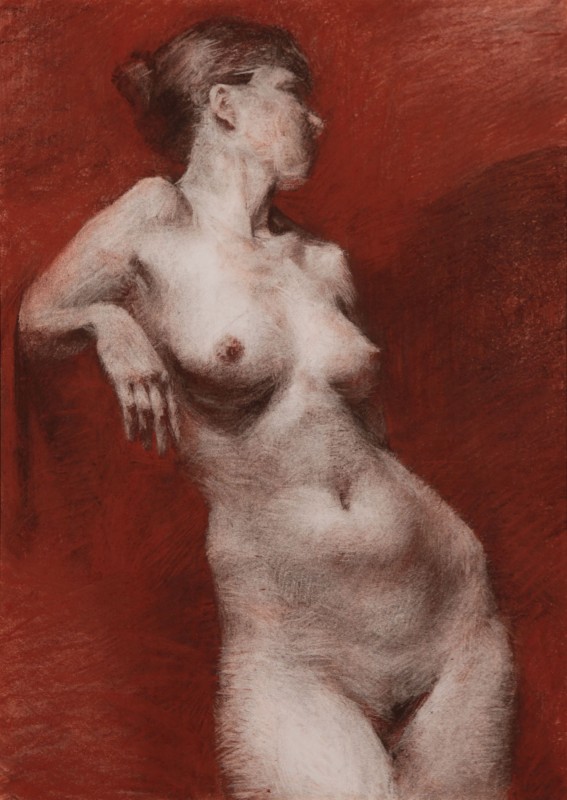 "Semi-nude" by Oxana Țip