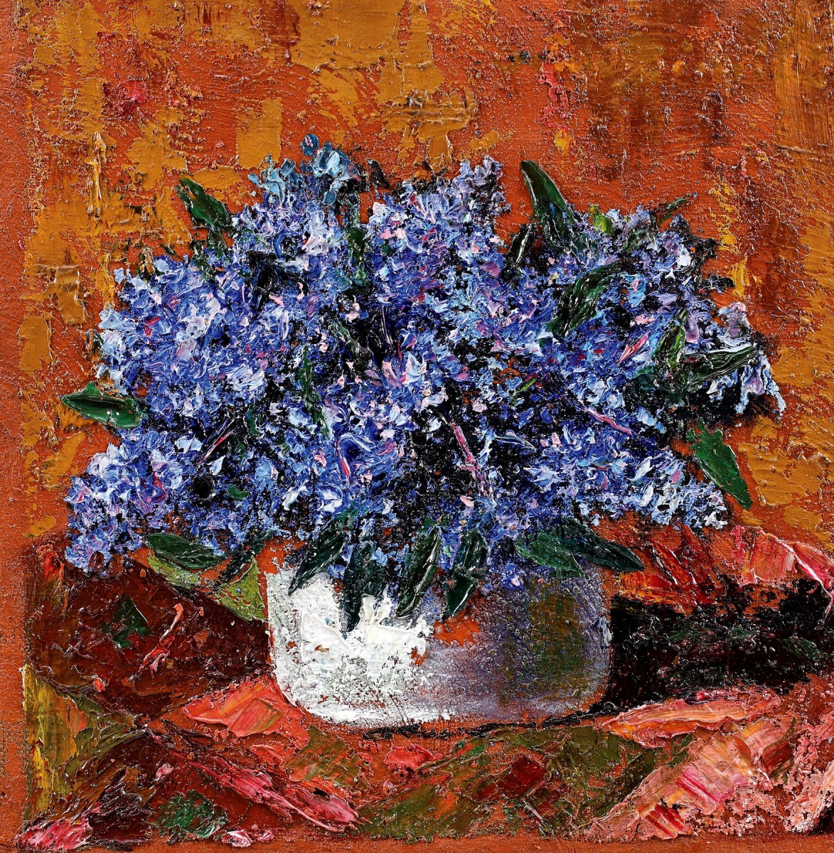 "Pictură. Flori" by Octav Băncilă
