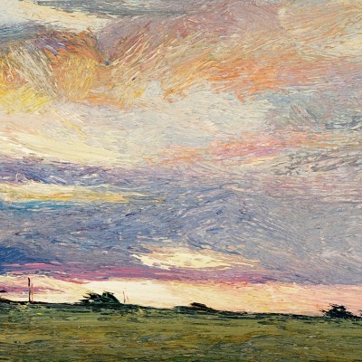 "Этюд. Молдовица" by Анатол Гимпу, 2001, 420x680mm, масло / холст