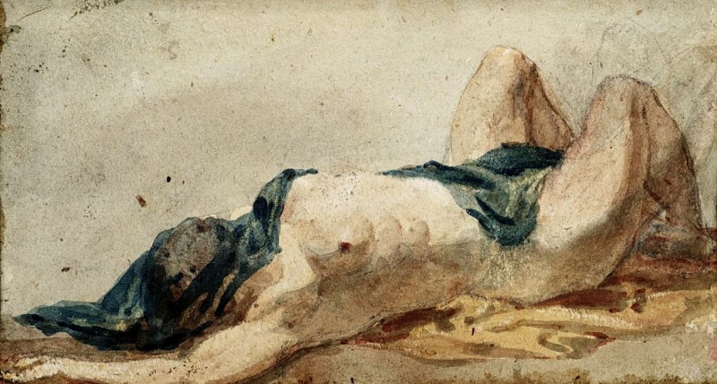 "Compoziție. Figură / semifigură" by J. M. W. Turner