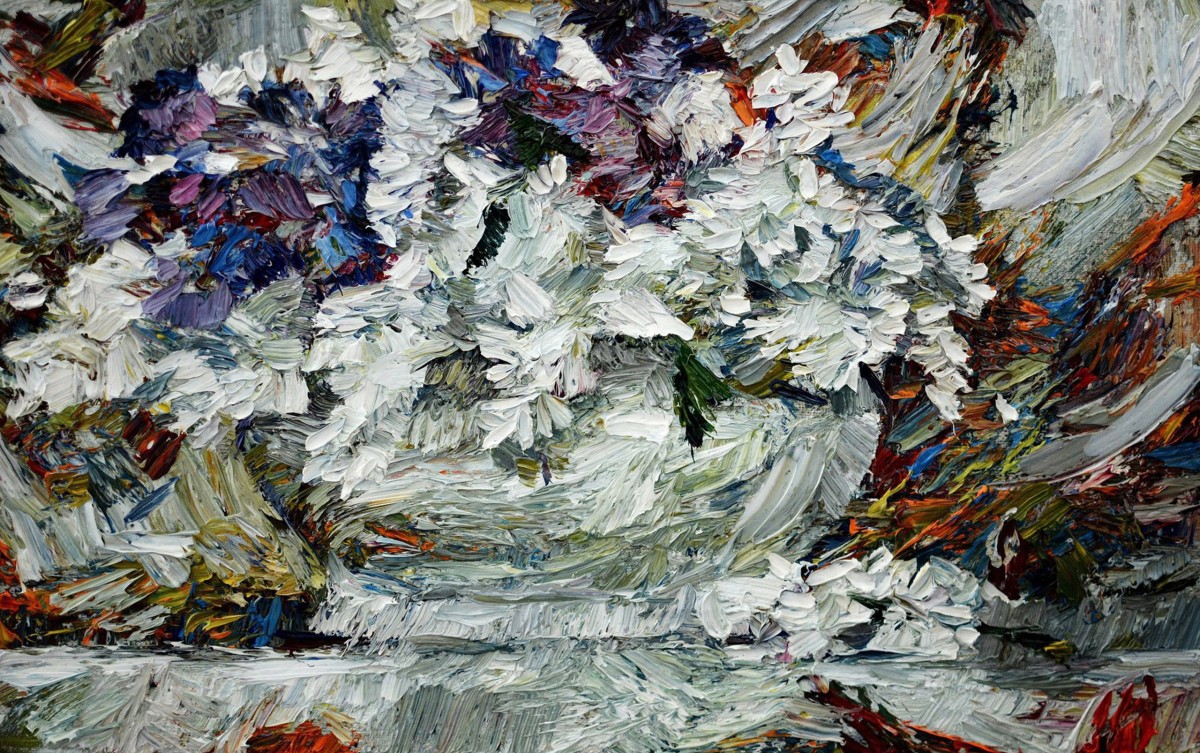 "Painting. Etude. Long term" by Dumitrița Znaida, 250x400mm, oil on canvas