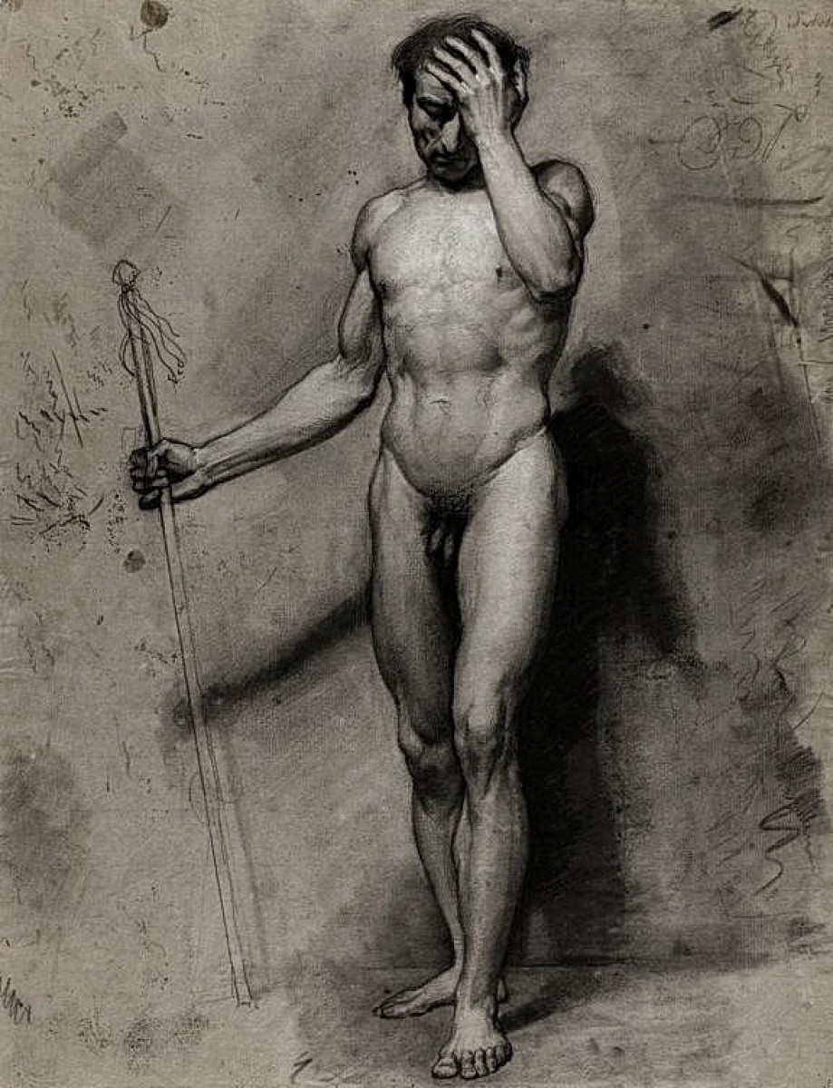 "Drawing. Nude" by Paul Émile Destouches