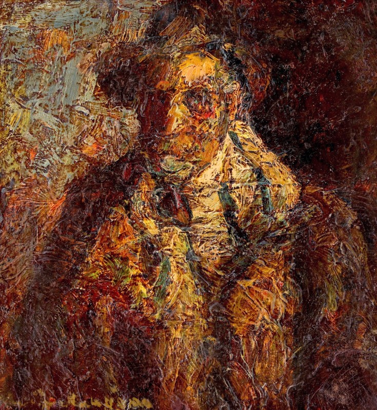 "Painting. Figure" by Rudolf Schweitzer-Cumpăna