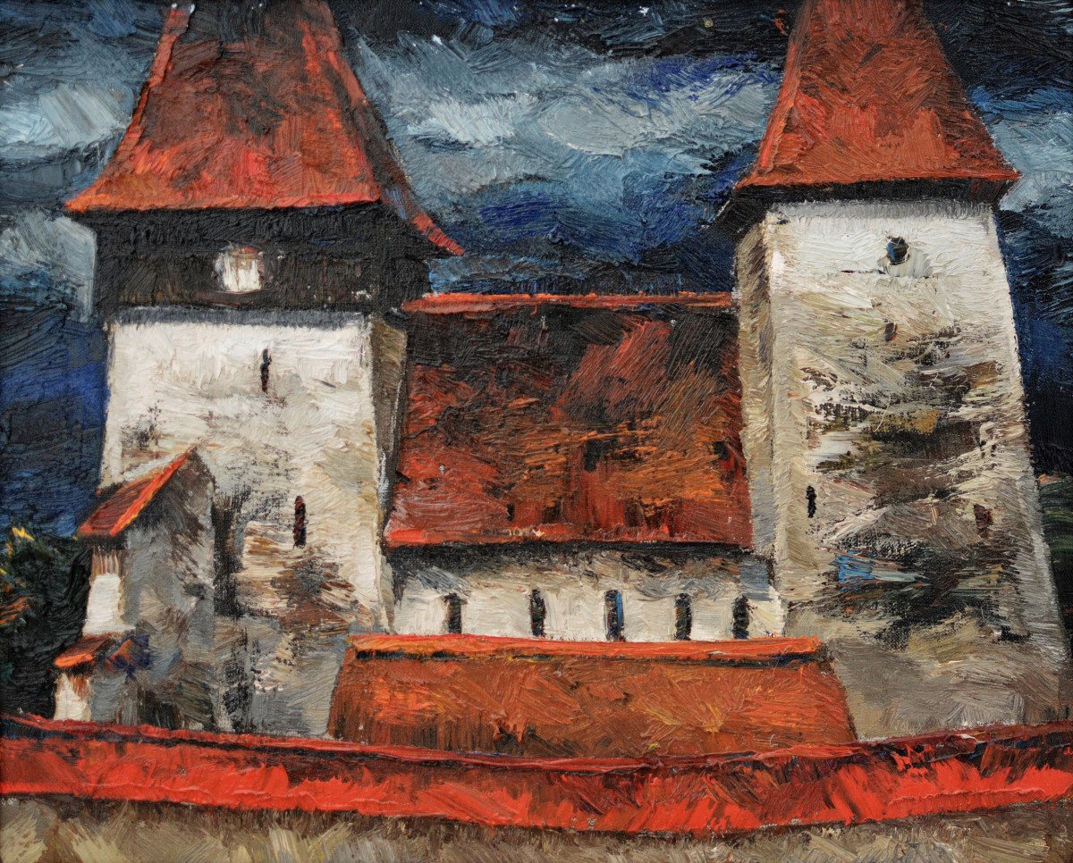 "Живопись. Пленэр. Продолжительный" by Margareta Fustei, 400x500mm, масло / холст