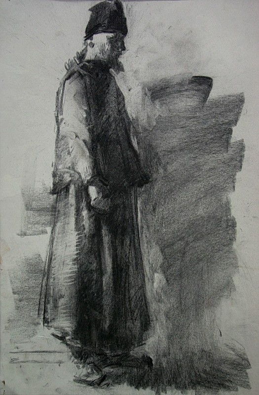 "Рисунок. Фигура / полуфигура" by Гхеоргхе Лисица