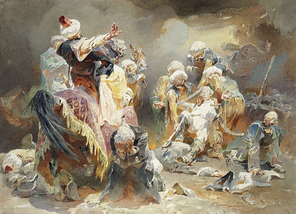 "Drawing. Historical" by Leonid Grigoraşenco