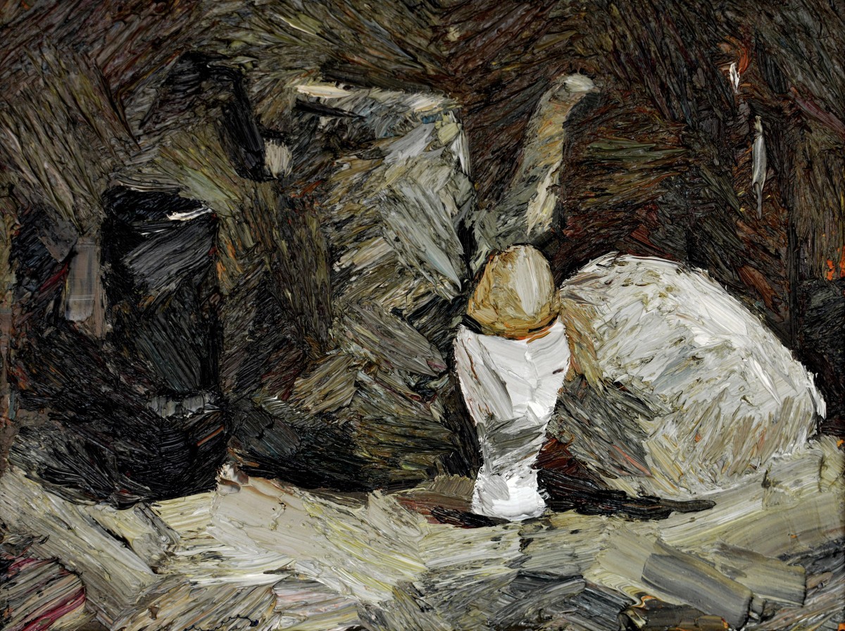 "Studiu" by Cezar Ciobanu, 2015, 300x400mm, ulei pe pânză
