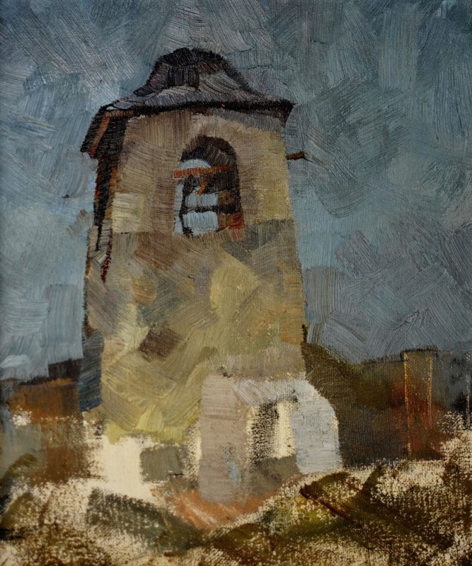 "Motiv. Butuceni" by Nicolae Luca, 2010, 300x250mm, oil on canvas