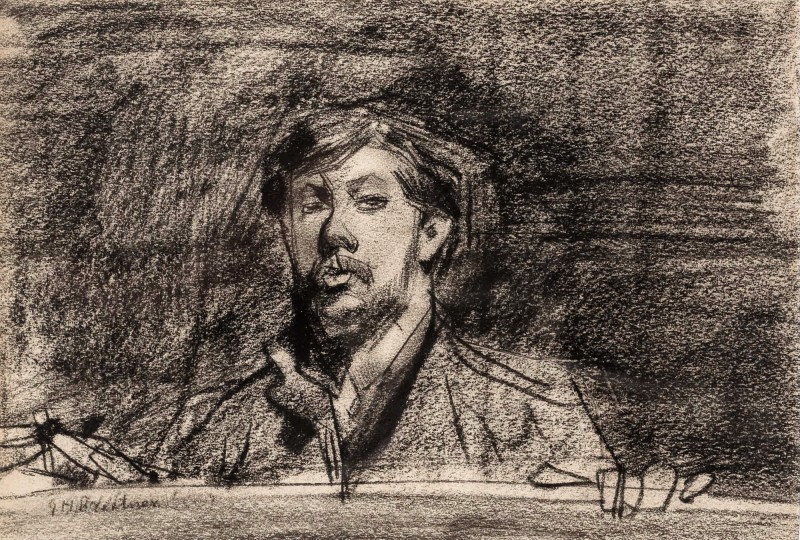 "Drawing. Portrait" by George Hendrik Breitner