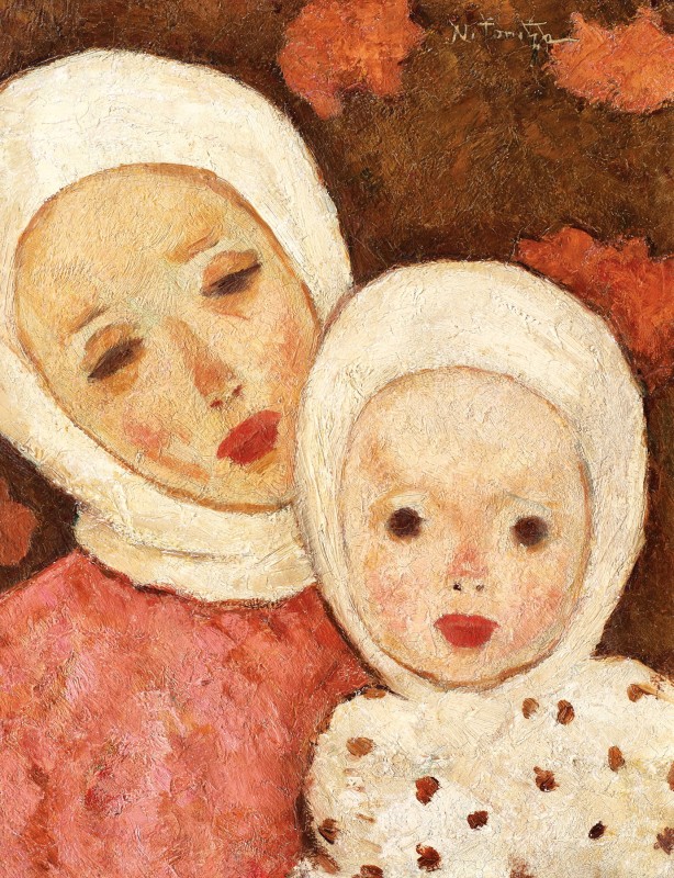 "Pictură. Oameni" by Nicolae Tonitza